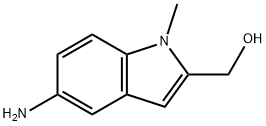 1H-Indole-2-methanol,5-amino-1-methyl-(9CI) Struktur