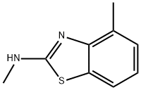 2-Benzothiazolamine,N,4-dimethyl-(9CI) Struktur