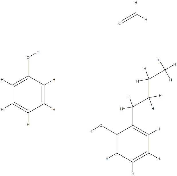 Formaldehyde, polymer with butylphenol and phenol Struktur