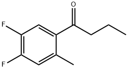 1-Butanone,1-(4,5-difluoro-2-methylphenyl)-(9CI) Struktur