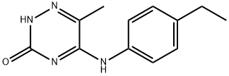 1,2,4-Triazin-3(2H)-one,5-[(4-ethylphenyl)amino]-6-methyl-(9CI) Struktur