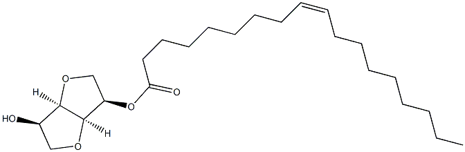 1,4:3,6-Dianhydro-D-mannitol mono-9-octadecenoate Struktur