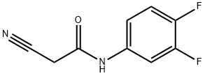 2-cyano-N-(3,4-difluorophenyl)acetamide Struktur