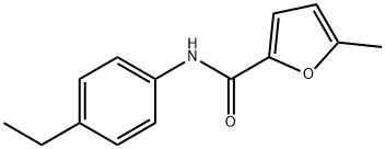 2-Furancarboxamide,N-(4-ethylphenyl)-5-methyl-(9CI) Struktur