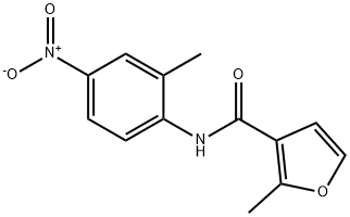 3-Furancarboxamide,2-methyl-N-(2-methyl-4-nitrophenyl)-(9CI) Struktur