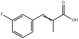 2-Propenoic acid, 3-(3-fluorophenyl)-2-Methyl- Struktur