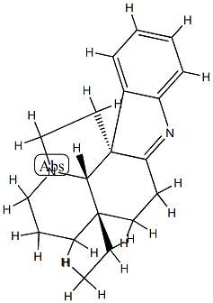 Eburenine, (-)- Struktur