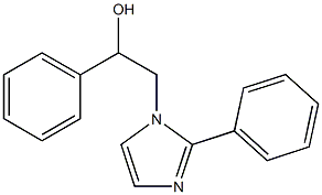 α,2-Diphenyl-1H-imidazole-1-ethanol Struktur