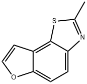 Furo[2,3-g]benzothiazole,2-methyl-(9CI) Struktur