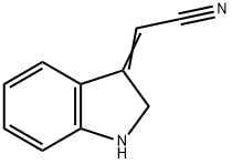 delta3,alpha-Indolineacetonitrile (8CI) Struktur