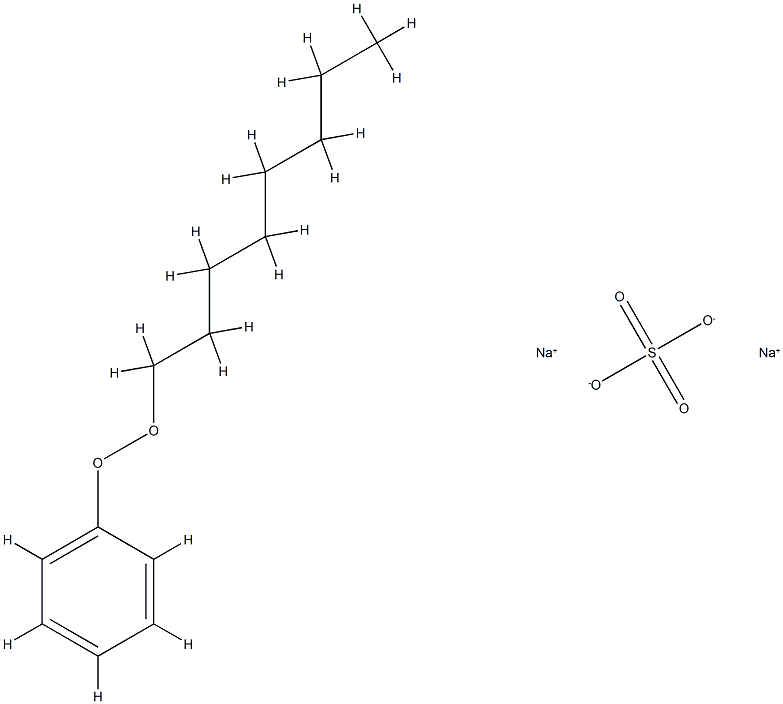 Poly(oxy-1,2-ethanediyl), .alpha.-sulfo-.omega.-(4-octylphenoxy)-, sodium salt Struktur