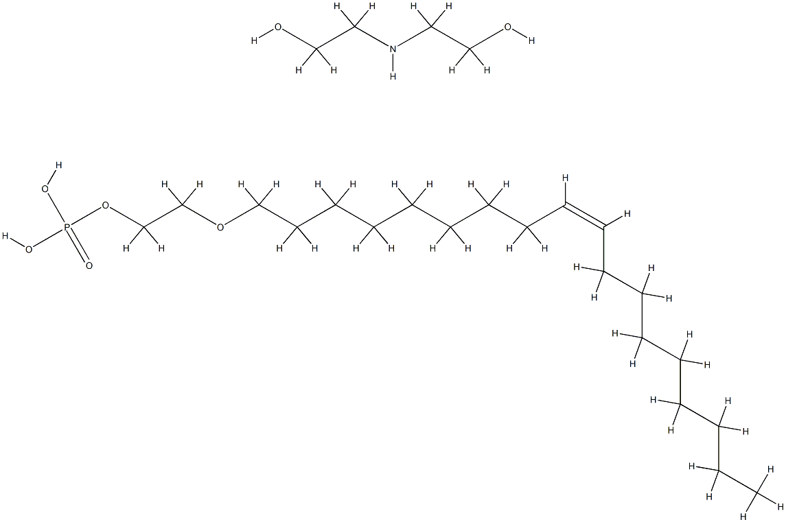 DEA-OLETH-3 PHOSPHATE Struktur