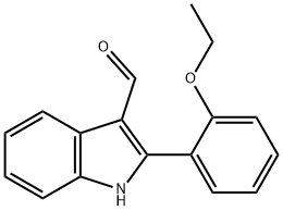 1H-Indole-3-carboxaldehyde,2-(2-ethoxyphenyl)-(9CI) Struktur