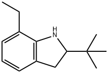 1H-Indole,2-(1,1-dimethylethyl)-7-ethyl-2,3-dihydro-(9CI) Struktur