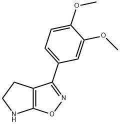 4H-Pyrrolo[3,2-d]isoxazole,3-(3,4-dimethoxyphenyl)-5,6-dihydro-(9CI) Struktur