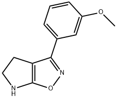 4H-Pyrrolo[3,2-d]isoxazole,5,6-dihydro-3-(3-methoxyphenyl)-(9CI) Struktur