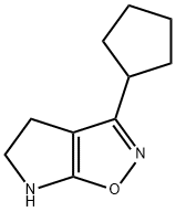 4H-Pyrrolo[3,2-d]isoxazole,3-cyclopentyl-5,6-dihydro-(9CI) Struktur