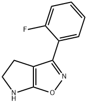 4H-Pyrrolo[3,2-d]isoxazole,3-(2-fluorophenyl)-5,6-dihydro-(9CI) Struktur