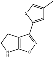 4H-Pyrrolo[3,2-d]isoxazole,5,6-dihydro-3-(4-methyl-2-thienyl)-(9CI) Struktur