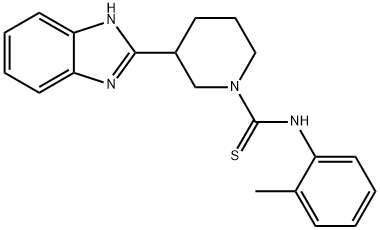 1-Piperidinecarbothioamide,3-(1H-benzimidazol-2-yl)-N-(2-methylphenyl)-(9CI) Struktur