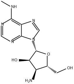 N(6)-methyl-3'-amino-3'-deoxyadenosine Struktur