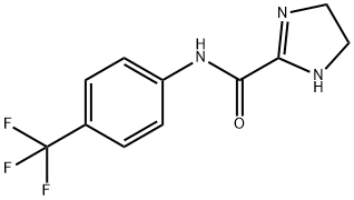 1H-Imidazole-2-carboxamide,4,5-dihydro-N-[4-(trifluoromethyl)phenyl]-(9CI) Struktur