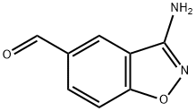 1,2-Benzisoxazole-5-carboxaldehyde,3-amino-(9CI) Struktur