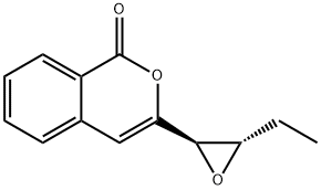 1H-2-Benzopyran-1-one,3-[(2R,3S)-3-ethyloxiranyl]-(9CI) Struktur