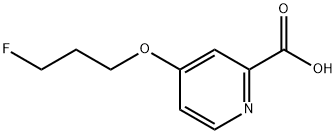 2-Pyridinecarboxylicacid,4-(3-fluoropropoxy)-(9CI) Struktur