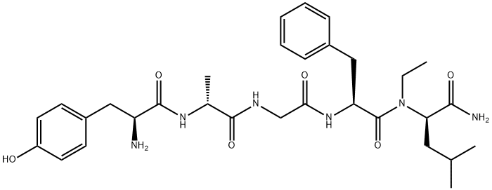 2-Ala-5-N-Et-Leu-enkephalinamide Struktur