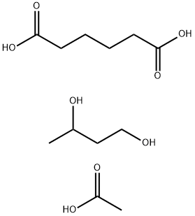 1,3-Butylene glycol adipate polymer, diacetate Struktur