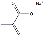 2-Propenoic acid, methyl ester, homopolymer, hydrolyzed, sodium salt Struktur