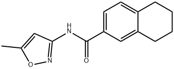 2-Naphthalenecarboxamide,5,6,7,8-tetrahydro-N-(5-methyl-3-isoxazolyl)-(9CI) Struktur