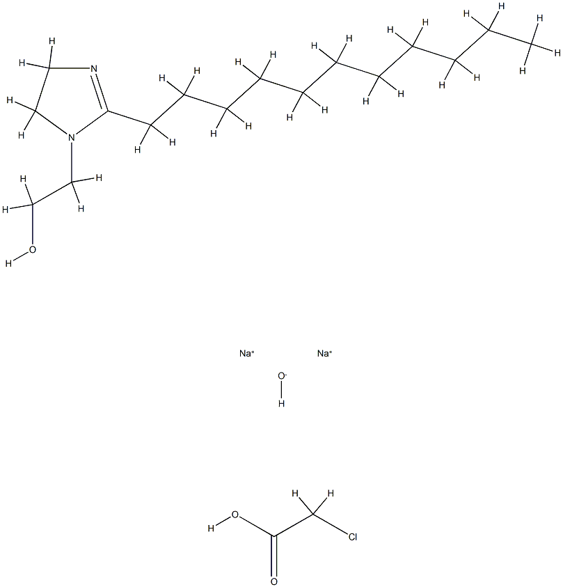 Acetic acid, chloro-, sodium salt, reaction products with 4,5-dihydro-2-undecyl-1H-imidazole-1-ethanol and sodium hydroxide Struktur