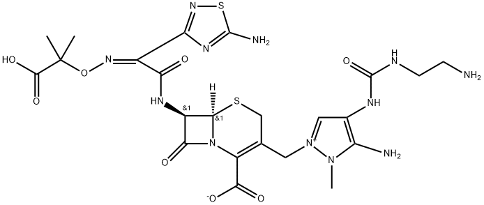 Ceftolozane Sulfate Struktur