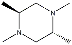 Piperazine, 1,2,4,5-tetramethyl-, (2R,5S)-rel- (9CI) Struktur