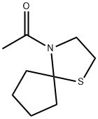 1-Thia-4-azaspiro[4.4]nonane,4-acetyl-(7CI,8CI,9CI) Struktur