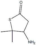 2(3H)-Thiophenone,4-aminodihydro-5,5-dimethyl-(9CI) Struktur