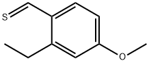 2-Ethyl-4-methoxybenzenecarbothioaldehyde Struktur