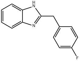 2-(4-fluorobenzyl)-1H-benzimidazol Struktur