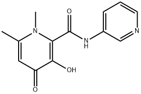 2-Pyridinecarboxamide,1,4-dihydro-3-hydroxy-1,6-dimethyl-4-oxo-N-3- Struktur