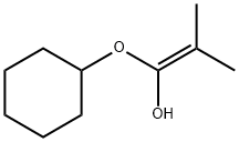 1-Propen-1-ol,1-(cyclohexyloxy)-2-methyl-(9CI) Struktur