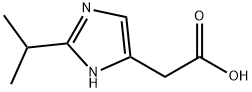 1H-Imidazole-4-aceticacid,2-(1-methylethyl)-(9CI) Struktur