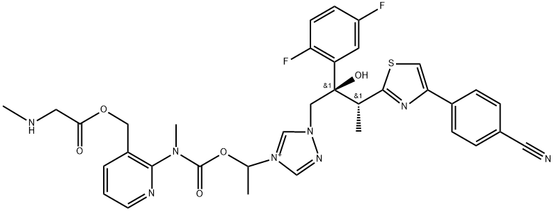 Isavuconazonium sulfate Struktur