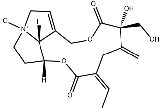 riddelline N-oxide Struktur