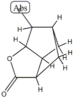 3,5-Methano-2H-cyclopenta[b]furan-2-one,6-fluorohexahydro-(9CI) Struktur