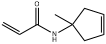 2-Propenamide,N-(1-methyl-3-cyclopenten-1-yl)-(9CI) Struktur