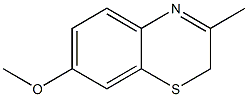 2H-1,4-Benzothiazine,7-methoxy-3-methyl-(9CI) Struktur