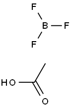 Boron trifluoride-acetic acid complex Struktur