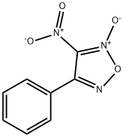 1,2,5-Oxadiazole, 3-nitro-4-phenyl-, 2-oxide Struktur